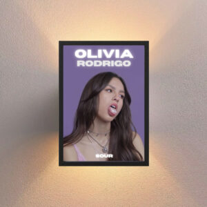 Cuadro Decorativo Olivia Rodrigo - Modelo 13 - A3 30x40