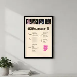 Cuadro Maria Becerra - Show River Plate 360o - A3 30x40 Cm