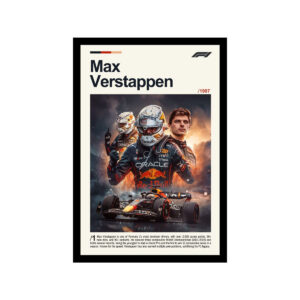 Cuadro Decorativo F1 - Max Verstappen 05 - A3 30x40 Cm