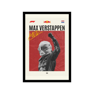 Cuadro Decorativo F1 - Max Verstappen 09 - A3 30x40 Cm