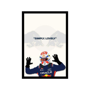 Cuadro Decorativo F1 - Max Verstappen 10 - A3 30x40 Cm