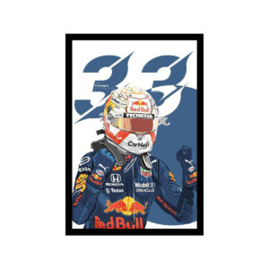 Cuadro Decorativo F1 - Max Verstappen 11 - A3 30x40 Cm