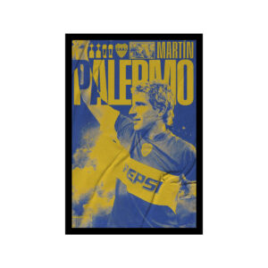 Cuadro Boca Juniors Martin Palermo - A3 30x40 Cm