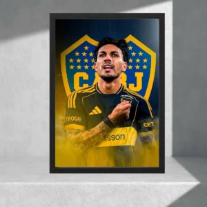 Cuadro Decorativo Boca Juniors, Leandro Paredes 07, A3 30x40