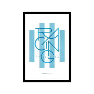 Cuadro Decorativo Futbol - Racing Club 17 - A3 30x40 Cm