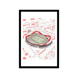 Cuadro Decorativo Futbol - River Plate 04 - A3 30x40 Cm