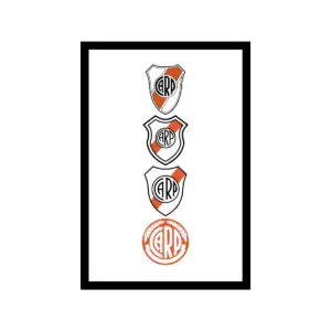 Cuadro Decorativo Futbol - River Plate 13 - A3 30x40 Cm