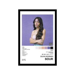 Cuadro Olivia Rodrigo Sour - A3 30x40 cm