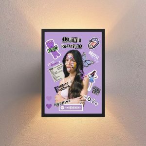 Cuadro Decorativo Olivia Rodrigo - Modelo 04 - A3 30x40