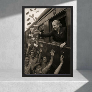 Cuadro Decorativo Politico - Evita Peron 02, Tamaño A3 30x40