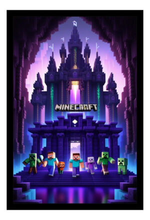 Cuadro Decorativo Videojuegos - Minecraft 04 - A3 30x40