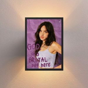 Cuadro Decorativo Olivia Rodrigo - Modelo 06 - A3 30x40