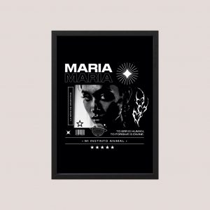 Cuadro Decorativo Maria Becerra - Modelo 17 - A3 30x40