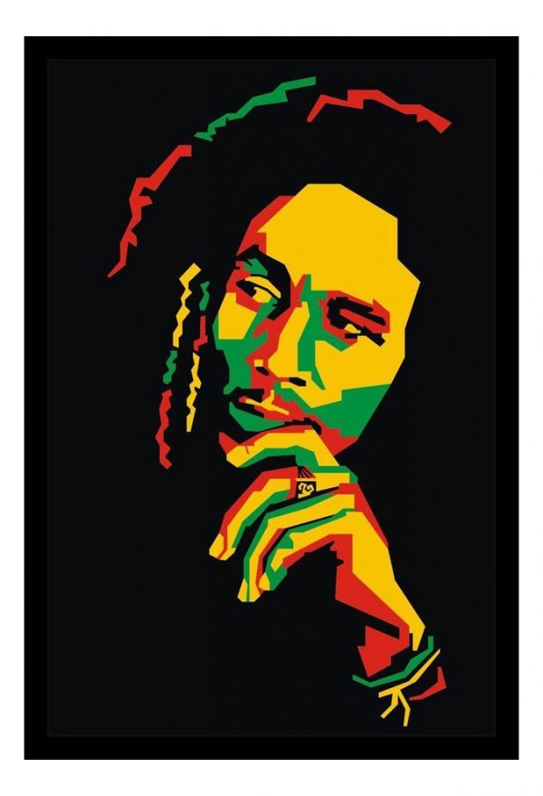 Cuadro Decorativo Musica - Bob Marley 01 - A3 30x40 Cm