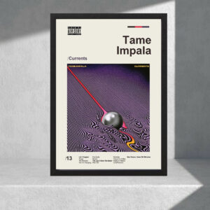 Cuadro Decorativo - Tame Impala, Currents 01 - A3 30x40 Cm