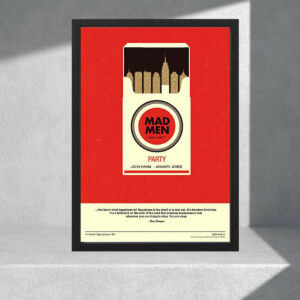 Cuadro Decorativo Series - Mad Men 07 - A3 30x40 Cm