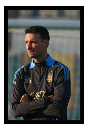 Cuadro Decorativo Futbol - Lionel Scaloni 07 - A3 30x40 Cm