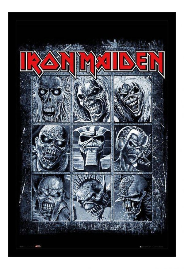 Cuadro Decorativo Música - Iron Maiden 01 - A3 30x40 Cm