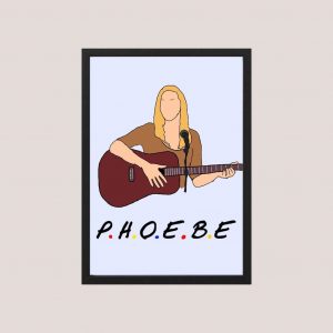 Cuadro Friends - Modelo Phoebe - Tamaño A3 30x40 Cm