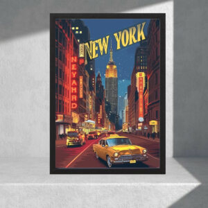 Cuadro Decorativo Paisajes - New York, Usa 03 - A3 30x40 Cm