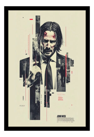 Cuadro Decorativo Cine - John Wick 12 - A3 30x40 Cm