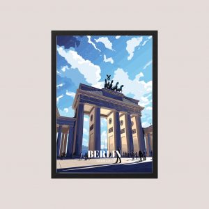 Cuadro Urbano Ciudades Berlin, Alemania - Tamaño A3 30x40 Cm