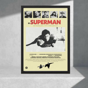 Cuadro Decorativo Superman 03 - Tamaño A3 30x40