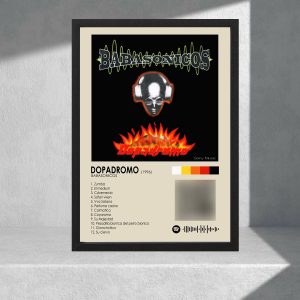 Cuadro Musical Con Qr - Babasonicos, Dopadromo - A3 30x40