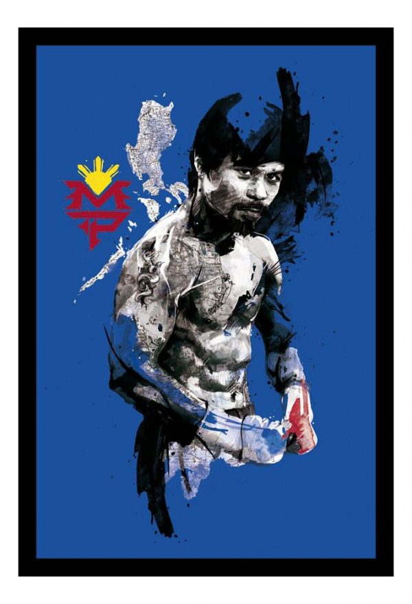 Cuadro Decorativo Boxeo - Manny Pacquiao 05 - A3 30x40