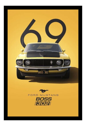 Cuadro Decorativo Automovilismo - Ford 06 - A3 30x40 Cm