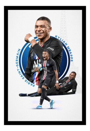Cuadro Decorativo Futbol - Mbappe 02 - A3 30x40 Cm
