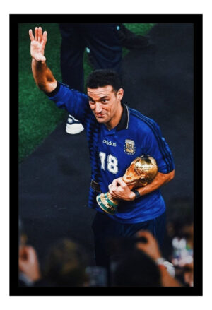Cuadro Decorativo Futbol - Lionel Scaloni 03 - A3 30x40 Cm