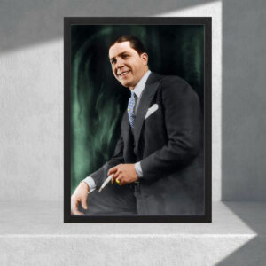Cuadro Decorativo Tango - Carlos Gardel 01 - A3 30x40 Cm