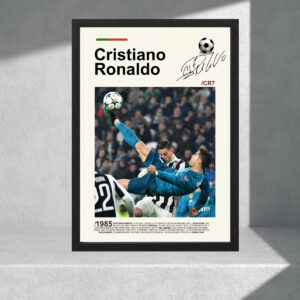 Cuadro Decorativo Cristiano Ronaldo 14 - Tamaño A3 30x40 Cm