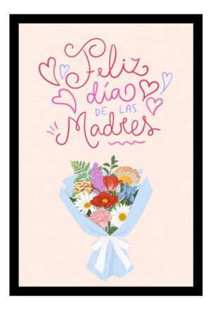 Cuadro Decorativo - Día De La Madre 01 - A3 30x40 Cm