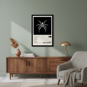 Cuadro Decorativo Música - Cazzu Nena Trampa - A3 30x40 Cm