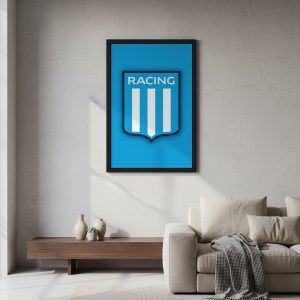 Cuadro Decorativo Futbol - Racing Club 10 - A3 30x40 Cm