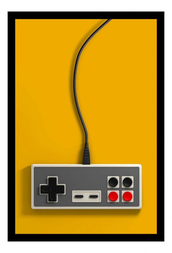 Cuadro Decorativo Videojuegos - Nintendo 11 - A3 30x40 Cm
