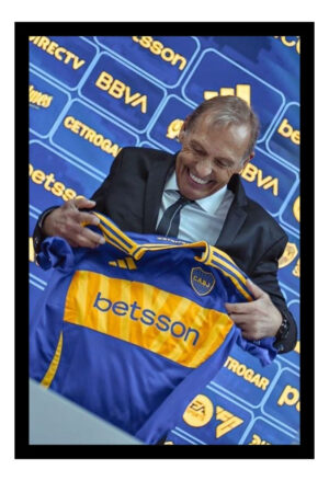 Cuadro Boca Juniors - Miguel Angel Russo 03 - A3 30x40 Cm