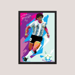 Cuadro Diego Maradona - Modelo 11 - Tamaño A3 30x40 Cm