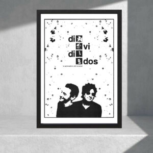 Cuadro Decorativo Musica - Divididos 03 - A3 30x40