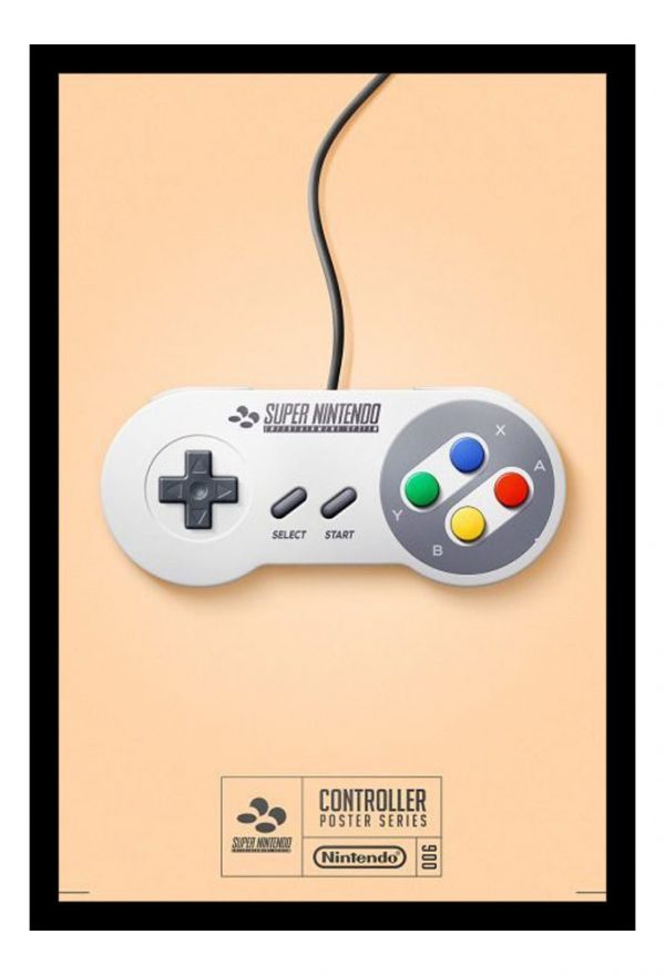 Cuadro Decorativo Videojuegos - Nintendo 04 - A3 30x40 Cm