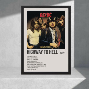 Cuadro Decorativo Musica - Acdc 02 - A3 30x40