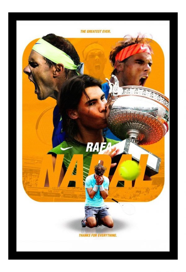 Cuadro Decorativo Tenis - Nadal 11 - A3 30x40 Cm