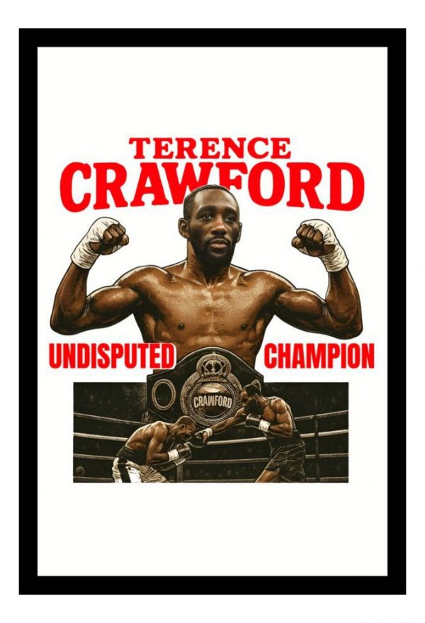 Cuadro Decorativo Boxeo - Terence Crawford 02 - A3 30x40