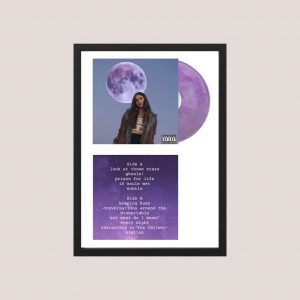 Cuadro Olivia Rodrigo Cd Concept 03 - Tamaño A3 30x40 Cm