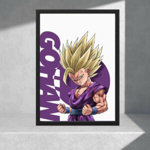 Cuadro Decorativo Dragon Ball Z - Gohan 10 - A3 30x40