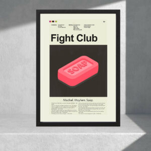 Cuadro Decorativo Cine - Fight Club 04 - Tamaño A3 30x40
