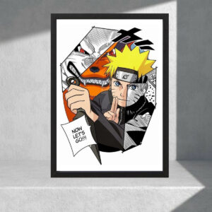Cuadro Decorativo Naruto 07 - Tamaño A3 30x40 Cm