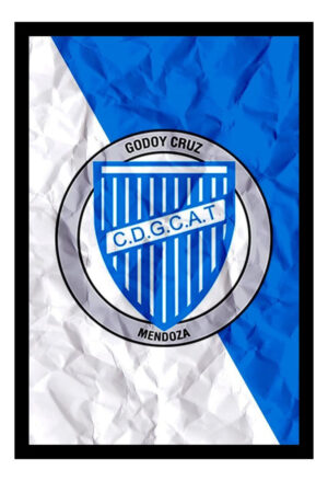 Cuadro Decorativo Futbol - Godoy Cruz 03 - A3 30x40 Cm